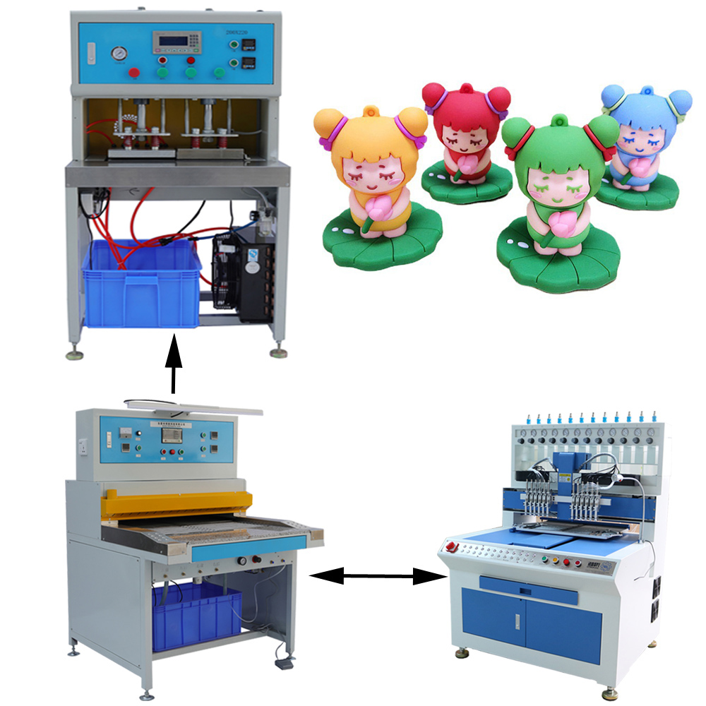 Machine de fabrication de produits en caoutchouc machine de distribution d'étiquettes en pvc souple