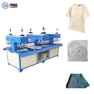 T-shirt Lable Press Machine 3D Silicone Logo Deboss Machine