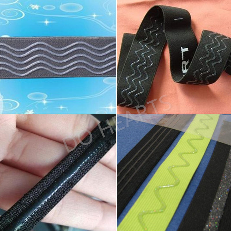 Machine de revêtement de silicone textile antidérapante sur tissu à bande élastique