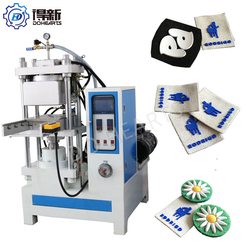 Machine d'impression d'étiquettes de logo de transfert de chaleur en silicone pour la fabrication d'étiquettes de vêtements