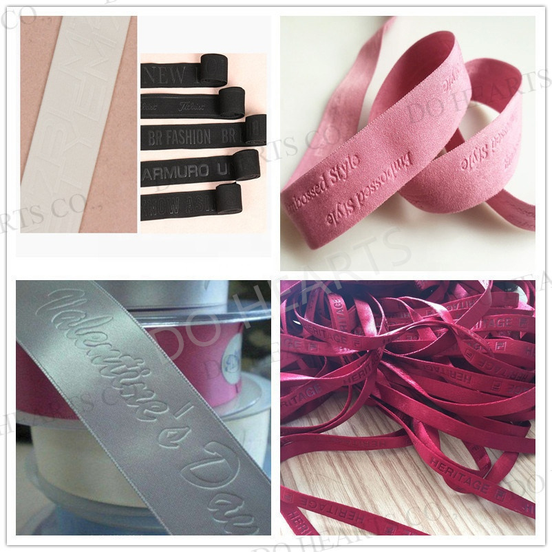 Sangles élastiques sangle/ruban/ceinture/bande Machine de gaufrage automatique de nom de marque
