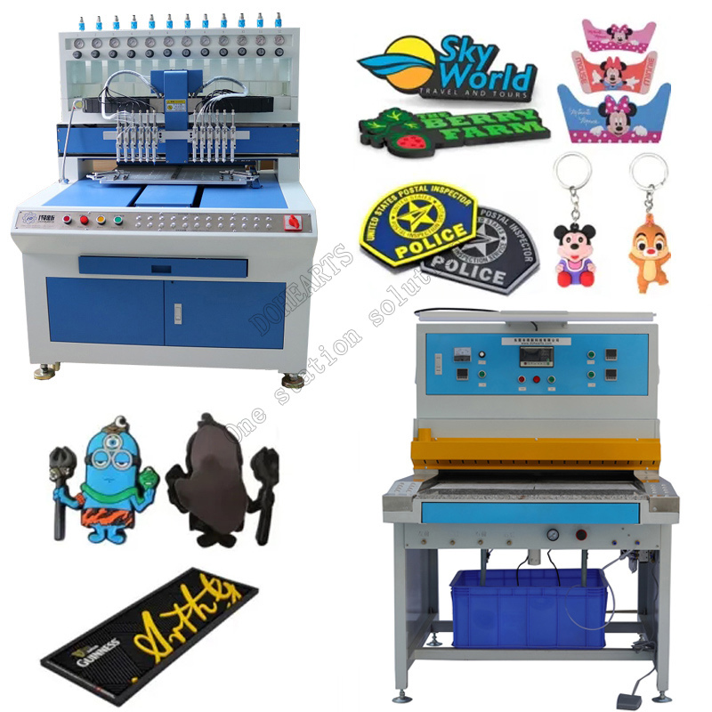 Machine de distribution d'étiquettes de machine de distribution de silicium de poupée 3D fabriquée en Chine